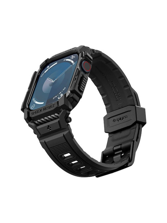 Spigen Rugged Armor Pro Matte Black-apple Watch 10 46mm Acs08604
