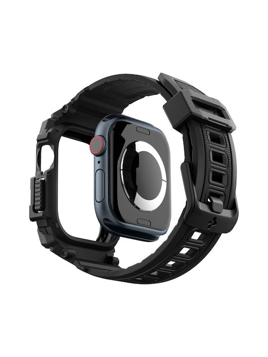 Spigen Rugged Armor Pro Matte Black-apple Watch 10 46mm Acs08604