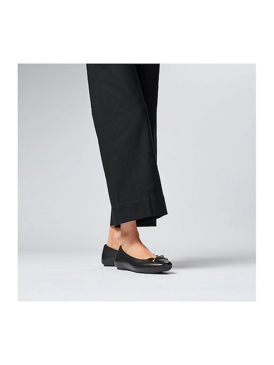 Anatomic Leather Ballerinas Black