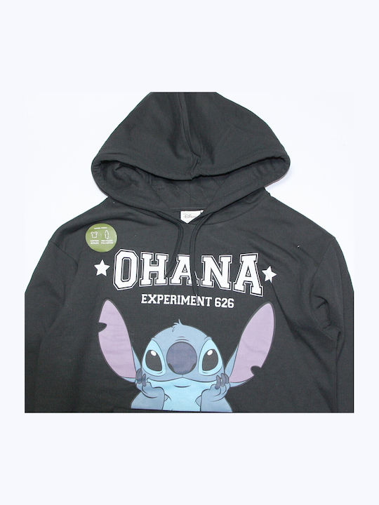 Disney Lilo & Stitch Γυναικεία Μπλούζα Μαύρη