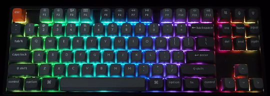 Keychron K8 Max K8M-B4 Wireless Gaming Mechanical Tenkeyless Keyboard with Keychron Super Banana Switches and RGB Lighting English US