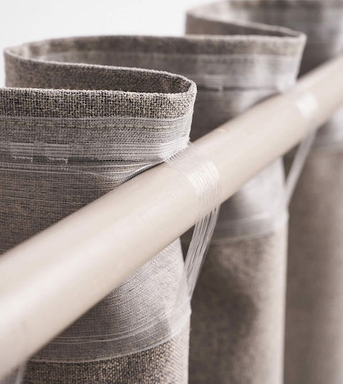 Gofis Home Curtain With Pencil Pleat Maisy Beige 140x280cm