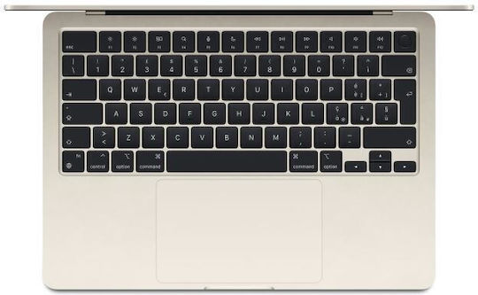 Apple MacBook Air 13" (2024) 13.6" Retina Display (M3-8-Core/16GB/256GB SSD) Starlight (GR Keyboard)