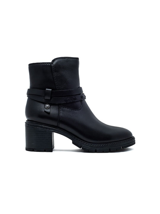 Leder Stiefeletten Damen Braun