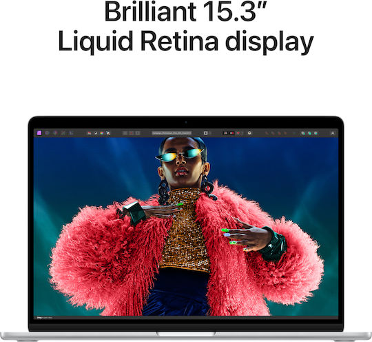 Apple MacBook Air 15" (2024) 15.3" IPS Retina Display (M3-8-Core/24GB/512GB SSD/10-Core GPU) Silver (GR Keyboard)