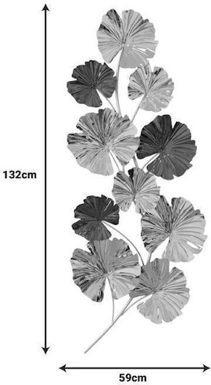 Inart Διακοσμητικό Τοίχου από Μέταλλο Patrick 132x5.5x59cm Inart Διακοσμητικό Τοίχου από Μέταλλο Patrick 132x5.5x59cm