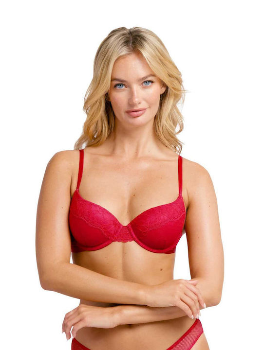 Dorina Bra Underwire Red & Black