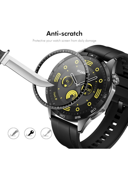 Huawei Watch Gt 5 46mm 2τμχ Enkay 3d Full Coverage Soft Pc Edge Pmma Hd Screen Film