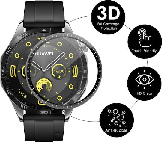 Huawei Watch GT 5 46mm Enkay 3D Пълно Покритие Мек Ръб от PC PMMA HD Протектор за Екран