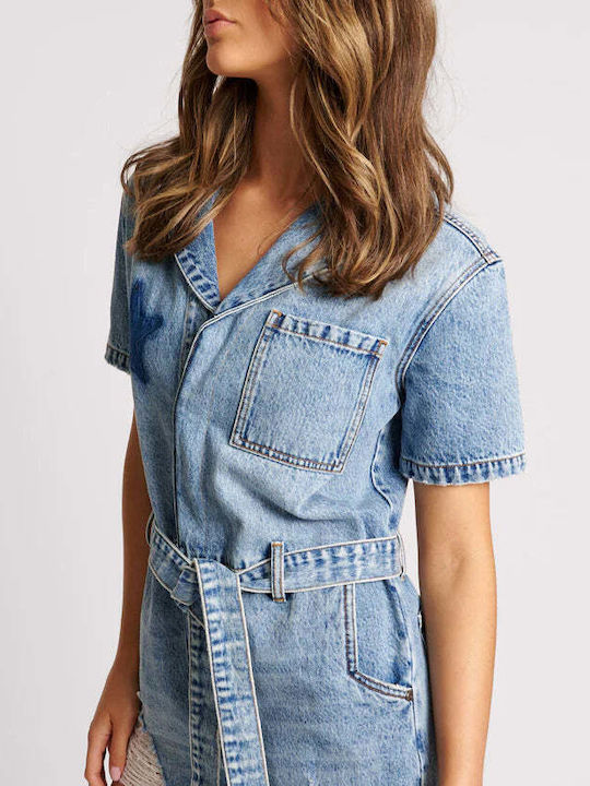 Γυναικείο Ολόσωμο Σορτς Denim