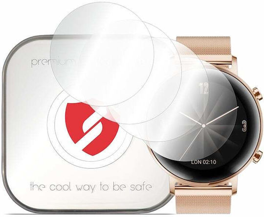 Smart Protection 4x Пакет Huawei Watch Gt 2 42mm Премиум Сменяемо Фолио Smart Protection Classic Clear 5949419256989