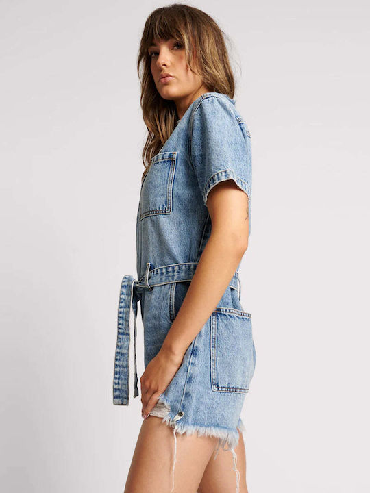 Γυναικείο Ολόσωμο Σορτς Denim