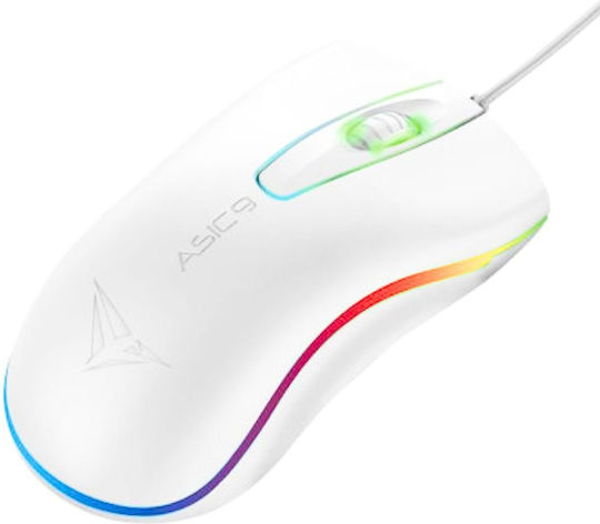 Alcatroz Asic 9 RGB FX Gaming Mouse White