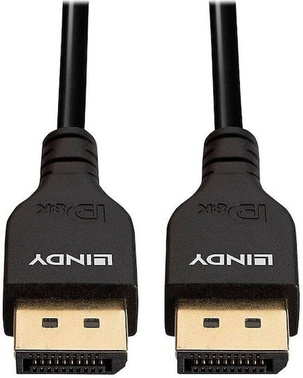Lindy Kabel DisplayPort-Stecker - DisplayPort-Stecker 0.5m Schwarz (36460)