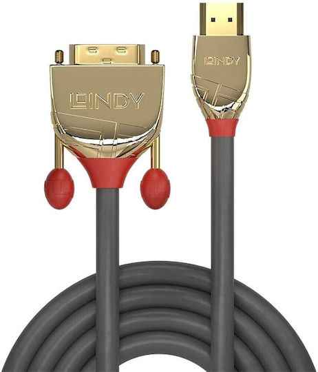 Lindy Kabel DVI-D-Stecker - HDMI-Stecker 5m Schwarz (36197)