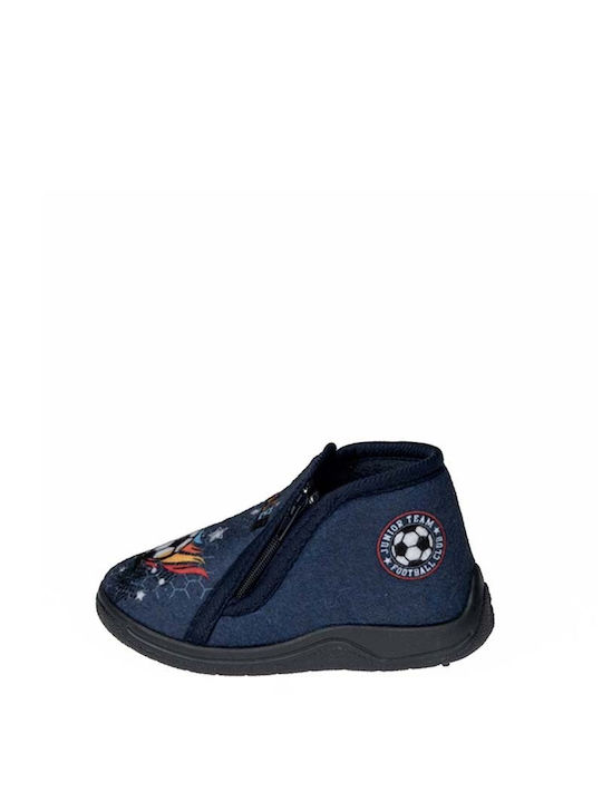 B-Soft Kids Slippers Boots Navy Blue