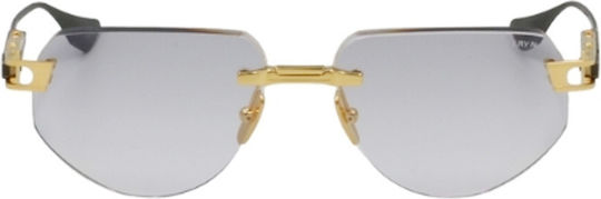 Dita Grandimperyn Frauen Metallisches Brillengestell aus Titan Gold DTX164-A-01