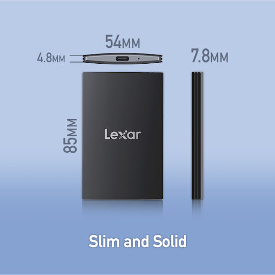 Lexar SL500Μ USB 3.2 Εξωτερικός SSD 1TB 2.5" Μαύρο
