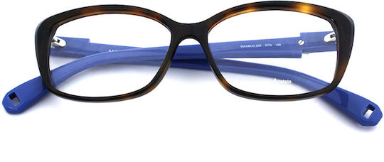 Max & Co Women's Acetate Brown Tortoise Prescription Eyeglass Frame 295 STG