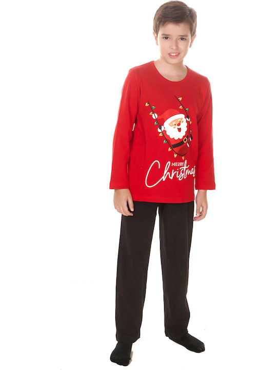 Comfort Kids' Pajamas Winter red Santa Claus