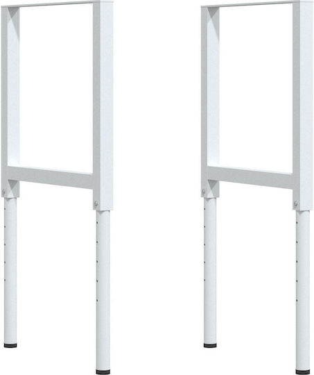 Vidaxl Banc de lucru 80x60x71.5-98 cm Lemn de stejar masiv Maro