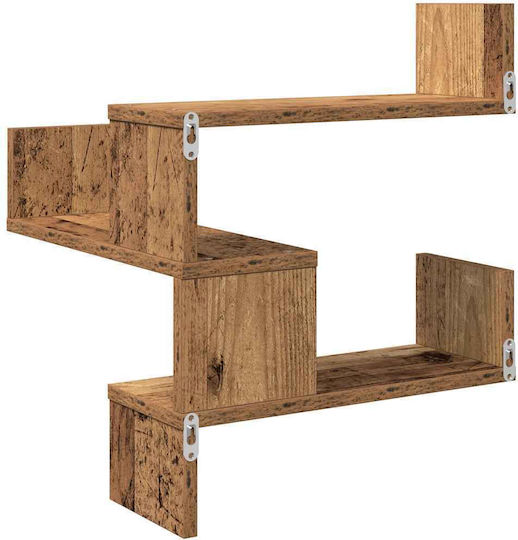 Eckiges Wandregal Braune 40x40x49,5cm