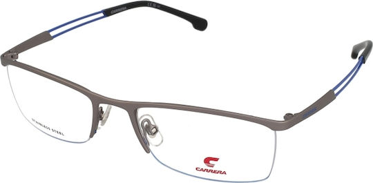 Carrera Metal Eyeglass Frame Blue 8901 V6D