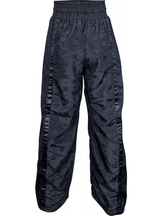 Top Ten Bărbați Pantaloni Kick Boxing Negru