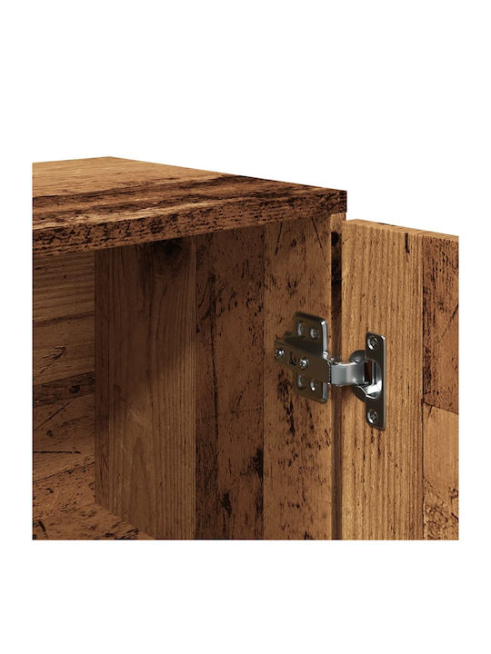 Sideboard Wooden with Drawers Coffee 88x30x64cm