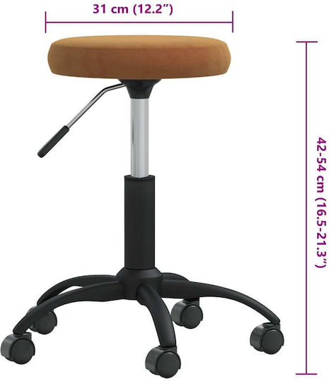 vidaXL Medical Stool Brown 3085736