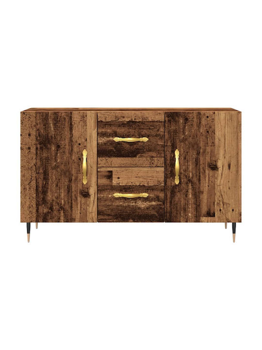 Sideboard Wooden with Drawers Coffee 100x36x60cm