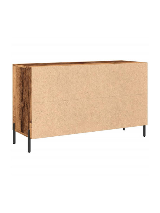 Sideboard Wooden with Drawers Coffee 100x36x60cm