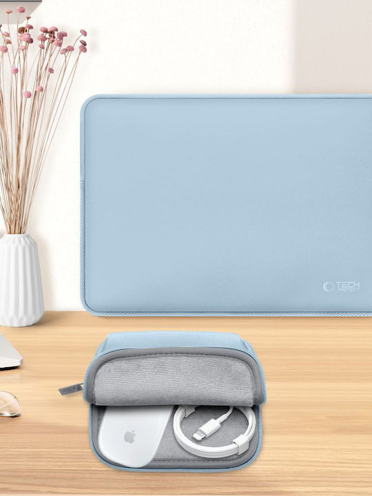 Tech-Protect NeoSlim Чанта Калъф за лаптоп 14" в Син цвят