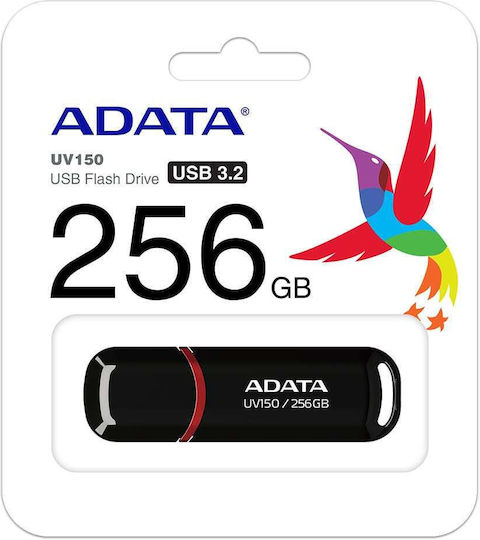 Adata Dashdrive Uv150 256GB USB 3.2 Stick Black