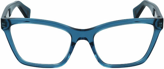 Lanvin Weiblich Kunststoff Brillenrahmen Blau LNV2615-414