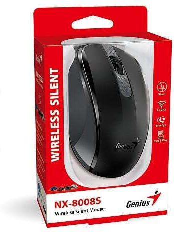 Genius NX-8008S Безжичен Мишка Черно/сиво