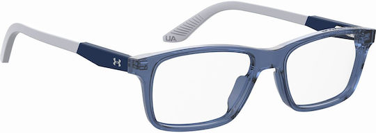 Under Armour Kinder Acetat Brillengestell Blau UA 9003 XW0