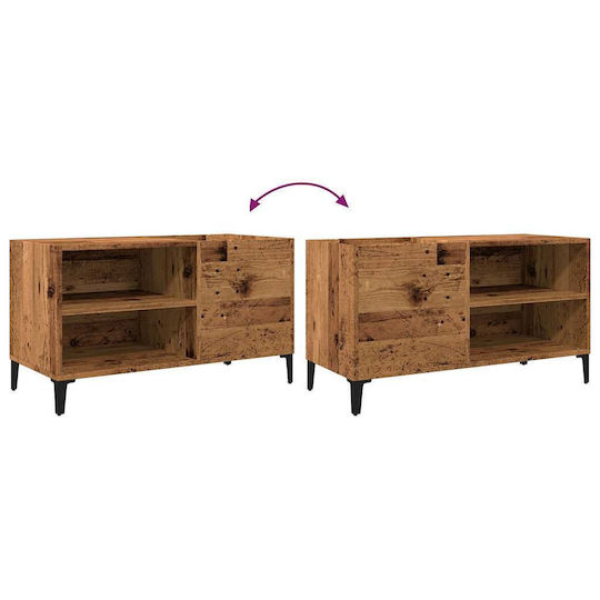 vidaXL Мебел за Hi-Fi Кафяв 38x84.5x48см