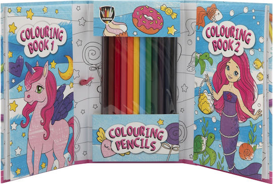Grafix Unicorns And Mermaids Σετ Ζωγραφικής