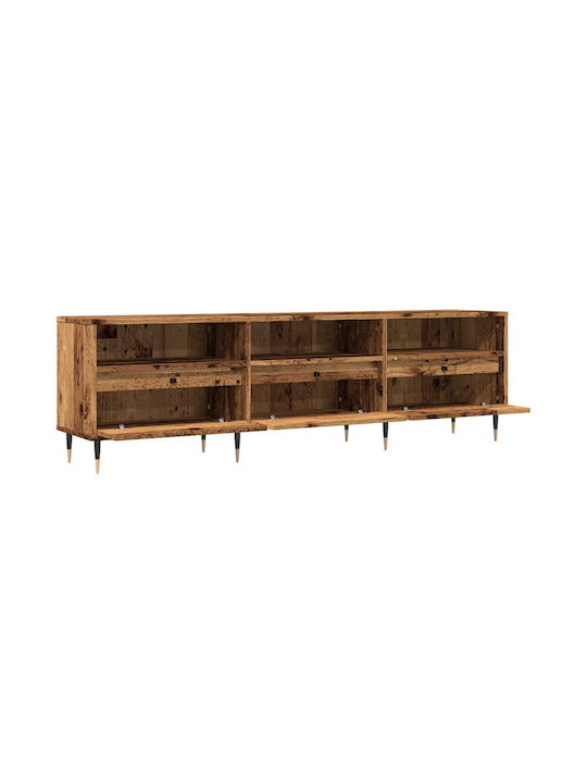 Brown TV Stand L150xD30xH44.5cm