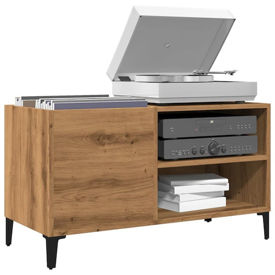 vidaXL Мебел за Hi-Fi Кафяв 38x84.5x48см