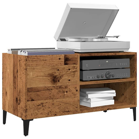 vidaXL Мебел за Hi-Fi Кафяв 38x84.5x48см
