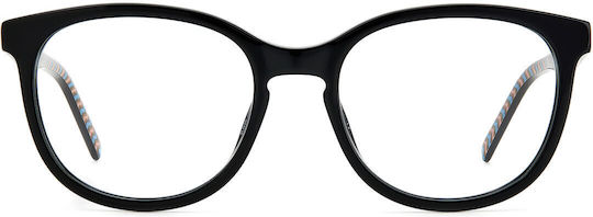 Missoni Damen Acetat Brillengestell Schwarz MMI 0116 807