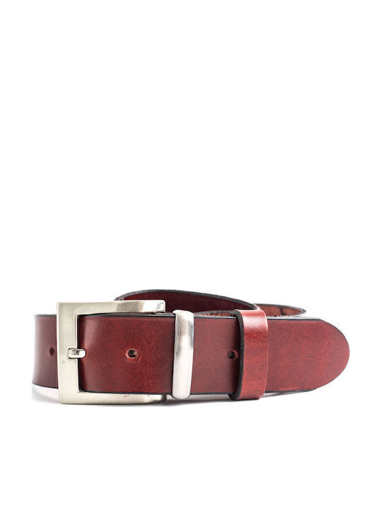 Leder Damen Gürtel Burgundisch