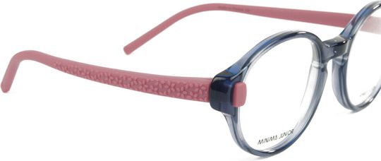 Minima Jh-3 Παιδικός Κοκκάλινος Σκελετός Γυαλιών Μπλε CJ28 568C