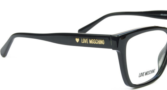 Moschino Γυναικείος Κοκκάλινος Σκελετός Γυαλιών Μαύρος MOL629/TN 807