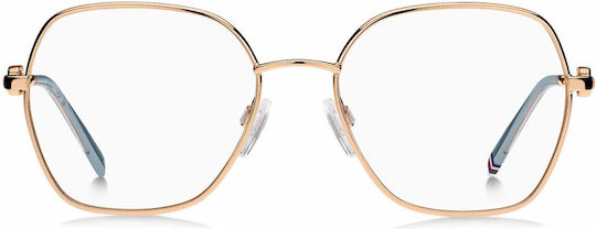 Tommy Hilfiger Metal Eyeglass Frame Butterfly Gold TH2151 DDB