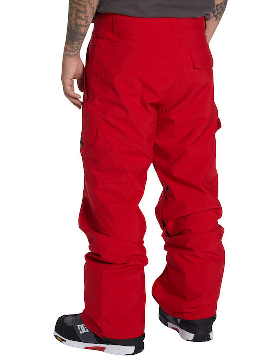 DC Banshee Snow ADYTP03042-RZN0 Men's Trousers for Ski & Snowboard Red