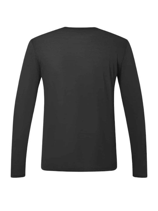 Langarm-Pullover Schwarz