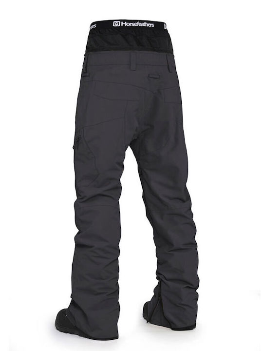 Horsefeathers Charger OM298N Men's Trousers for Ski & Snowboard Gray